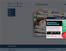 Tablet Screenshot of mediastar.co.in